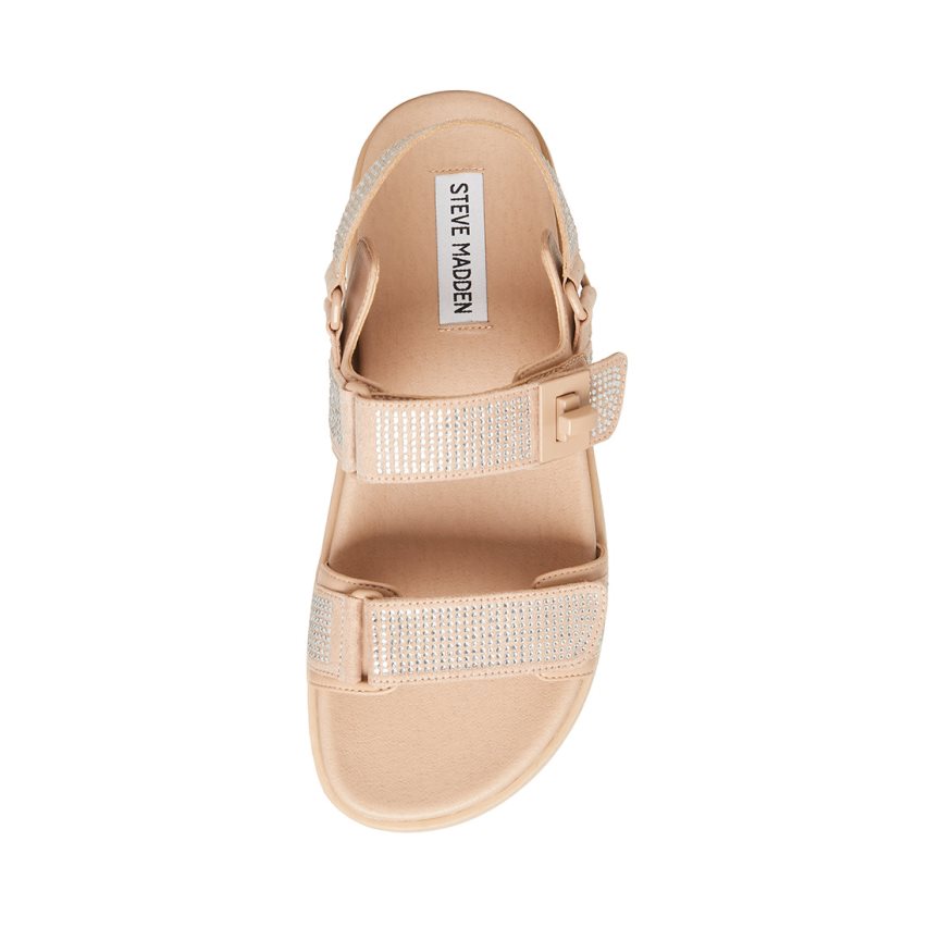 Sandalias de Plataforma Steve Madden Mona-r Mujer Beige | ES WZ048S